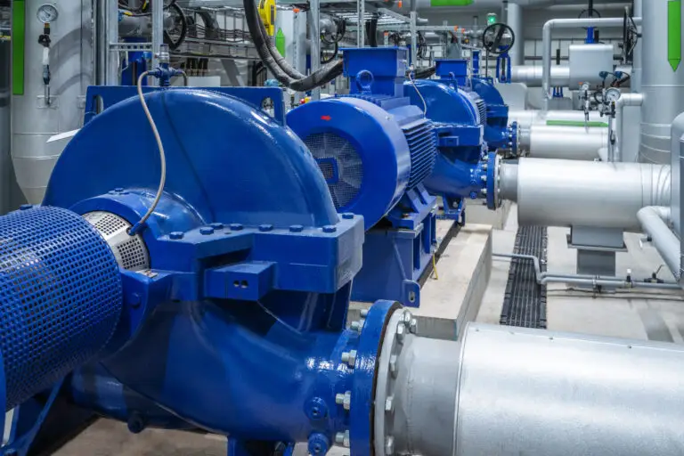 Water pumps in a large power plant